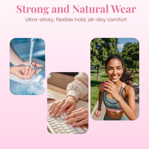 OXIZONA Professional Strong Nail Glue for Press On Nails & Tips - 6Pcs