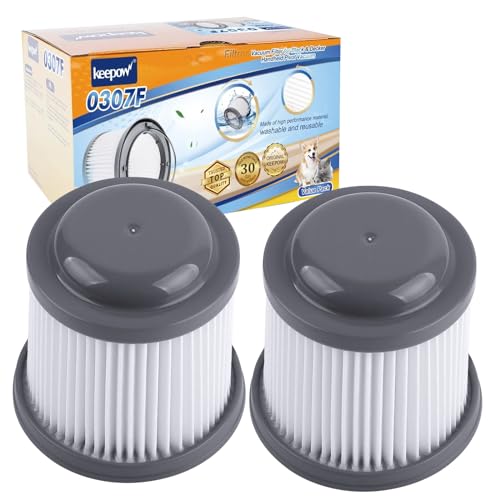KEEPOW PVF110 Replacement Vacuum Filter for Black and Decker, 2 Pack