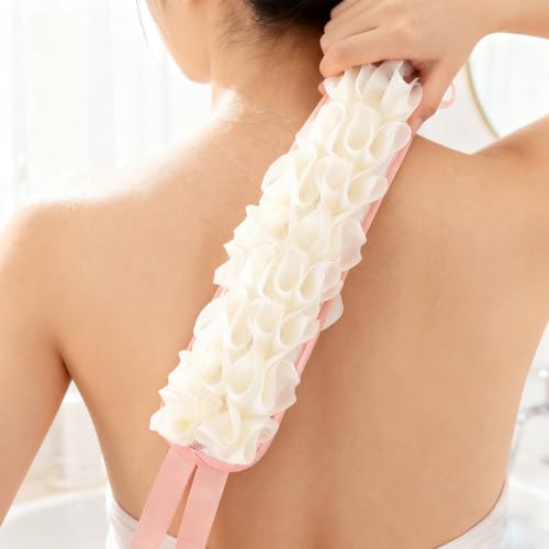 Korean Exfoliating Mitt and Back Scrubber Dual-Sided Body Bath Sponge