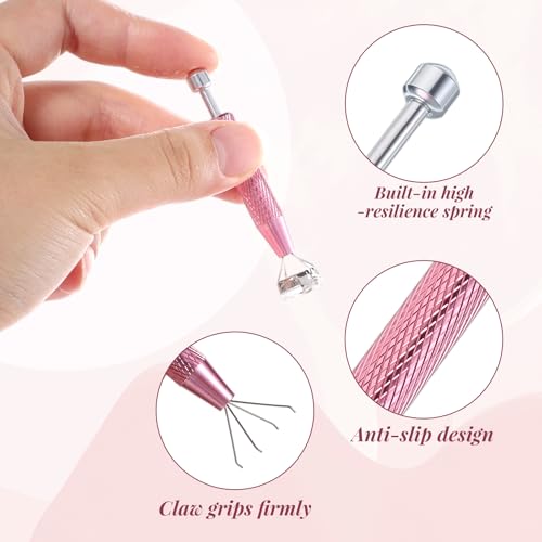 Piercing Ball Grabber Tool 2PCS - 4 Claw Gem and Small Parts Pickup