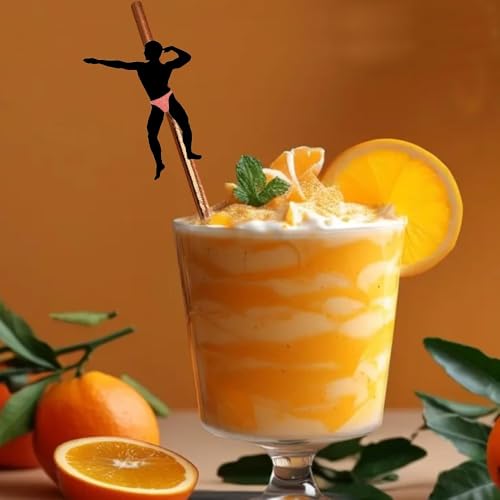 Bachelorette Party Straws - 36 Eco-Friendly Dancer Designs