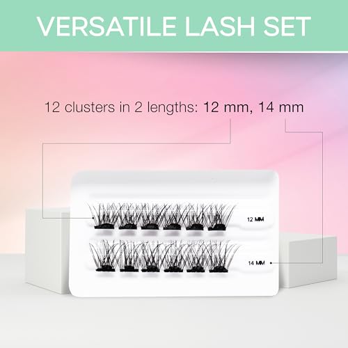 Ardell Pre-Glued Press-On Eyelash Extension Kit Wispies Volume