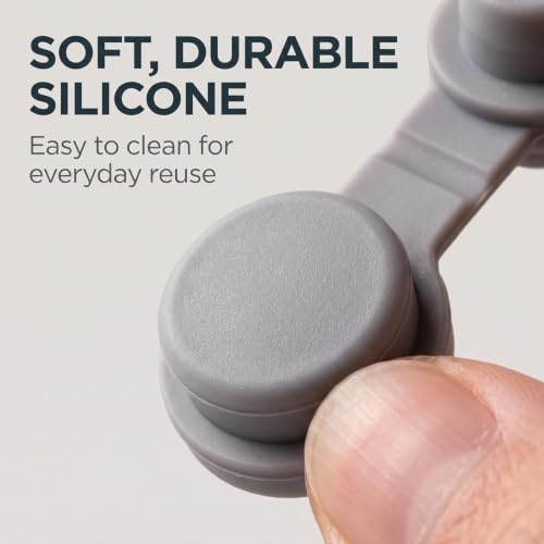 10-Pack Gray Silicone Grommets for Bottle Straw Holes - Tustao