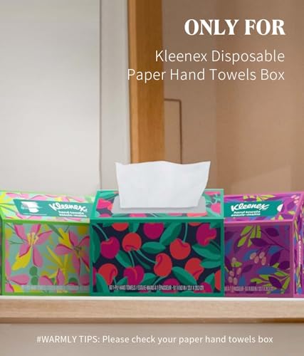 Livelab PU Leather Paper Hand Towel Box Cover - White Tissue Dispenser