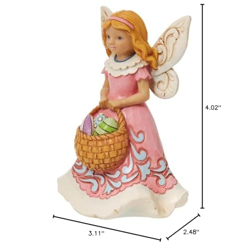 Enesco Jim Shore JS HWC Fig Easter Fairy, Figurine, 4.02in H