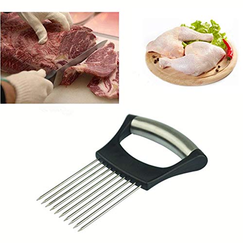 Hovico Stainless Steel Onion Holder & Vegetable Cutter Tool