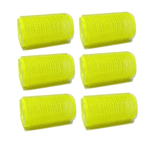 THE UM24 Small Self-Grip Hair Curlers Rollers 6-Piece Set for Salon & Home