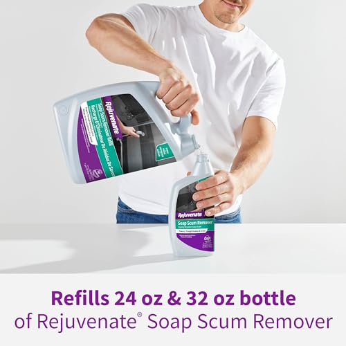 Rejuvenate Soap Scum Remover Refill, 1 Gallon Non-Abrasive Cleaner