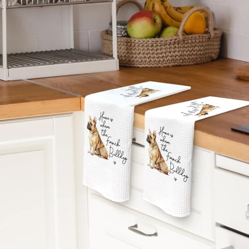 French Bulldog Kitchen Towels - Soft, Durable Dish Cloths