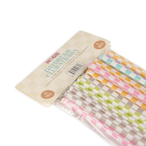 Hogg 24-Pack Reusable Straws - Daydream, 11 inch, BPA Free