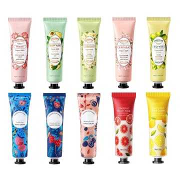 10-Pack Hand Cream Set for Dry Cracked Hands Moisturizing Lotion