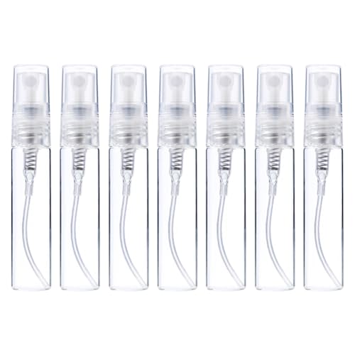 ccHuDE 20 Pcs Mini Glass Spray Bottles 5ml Refillable Perfume Atomizers