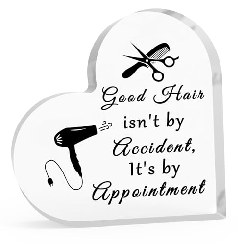Inspirational Acrylic Sign for Hairdressers - Appreciation Gift
