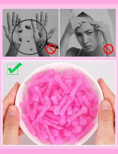 Disposable Facial Extraction Lancets 50Pcs Pink Acne Needle Tools