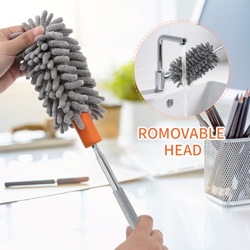 TIMIVO Mini Duster with 360° Bendable Head & Telescopic Handle