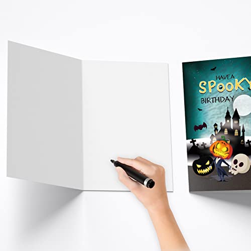 Goroar Halloween Birthday Card - Spooky October Greeting Card