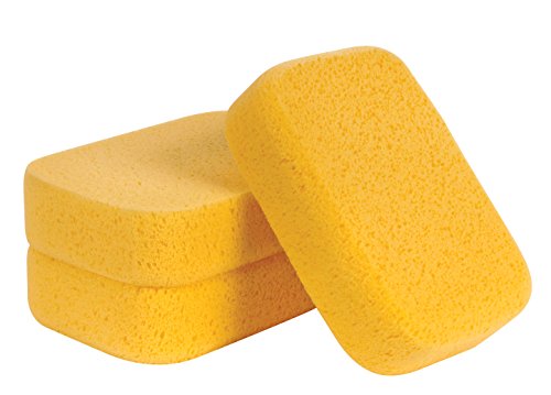 QEP 3 Count Extra Large Grouting Sponges with 32oz Sprayer Bottle