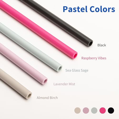 Reusable Silicone Straws for Stanley/Simple Modern 40 oz Tumblers - 12.2"