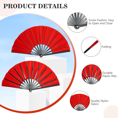 YZWZY Clack Fan for Line Dancing & Performances - Foldable Hand Fan
