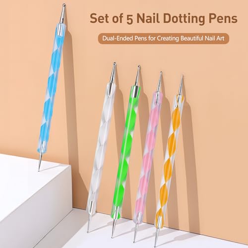 Kootinn Ball Stylus Dotting Tool Set for Clay Sculpting and Nail Art