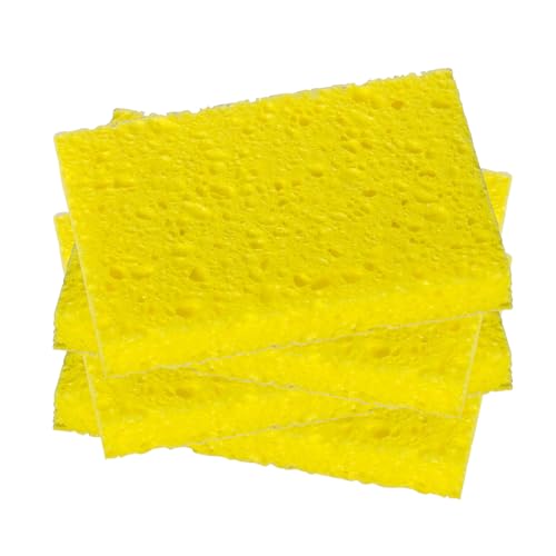 GCYQOOD Cellulose Sponges for Dishes - 4 Pack, Eco-Friendly Cleaning