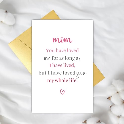 Heartfelt Mother's Day Card for Mom - 8x5.3 inches