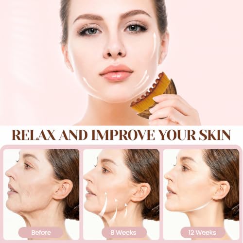 Lymphatic Contour Face Brush & Drainage Massager for Sculpting