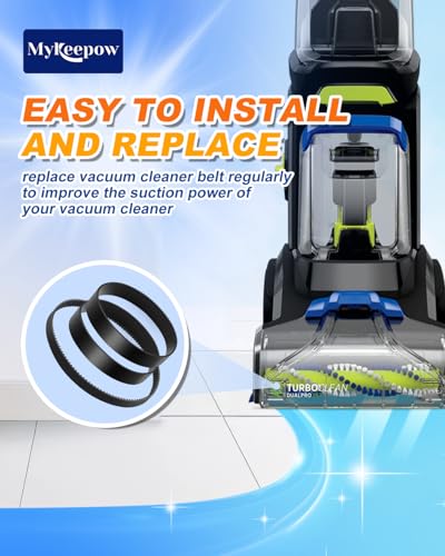 Replacement Vacuum Belt for Bissell PowerForce & TurboClean - 3 Pack