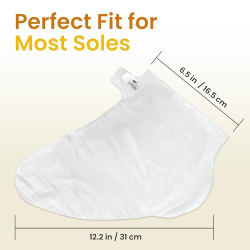BLOOMORA Hydrating Foot Mask Socks for Dry Cracked Feet with Shea Butter