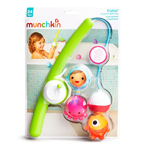 Munchkin Fishin' Magnetic Bath Toy Set for Toddlers - 4pc