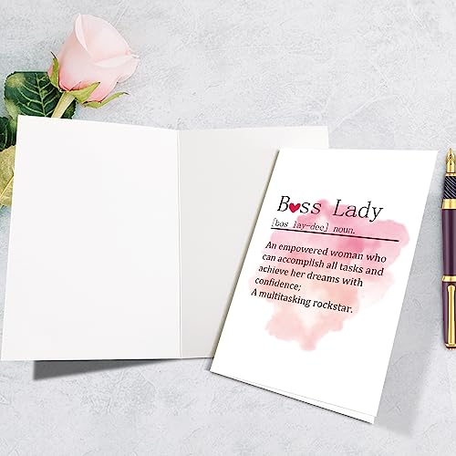 Funny Boss's Day Card for Women - Boss Lady Definition