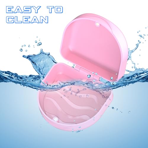 Orthodontic Retainer Case - Pink Food-Grade Mouthguard Box