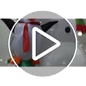 8 Foot Christmas Inflatable Snowman Penguin Decoration with LED Lights - White
