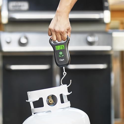 Ozeri LS3 Multifunction Propane Tank Scale and BBQ Gas Gauge, with Luggage and Fish Scale