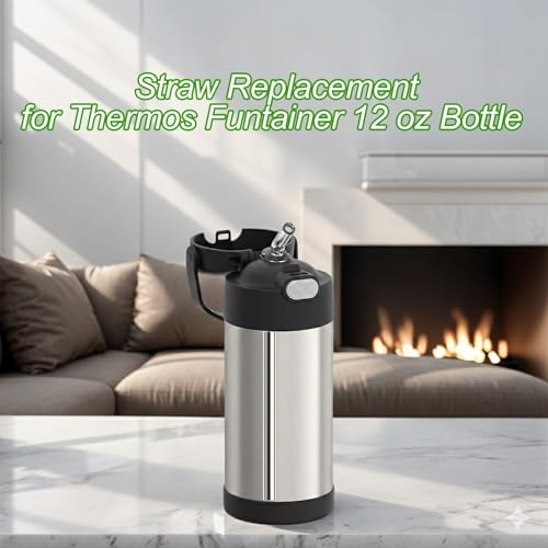 Reusable Metal Straws for Thermos Funtainer 12 oz Bottle