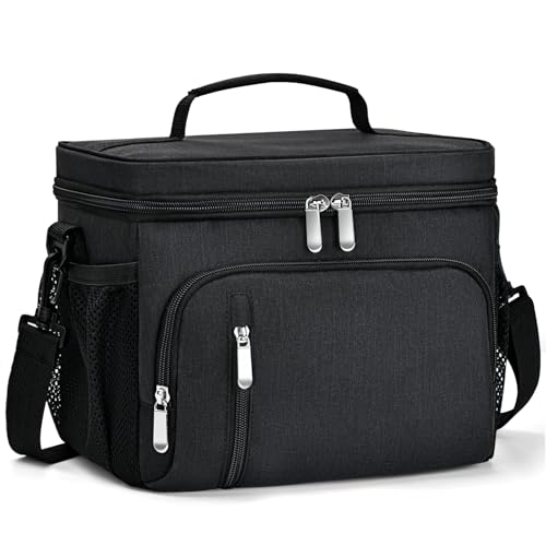 Insulated Lunch Bag for Men & Women - 9L Leakproof Soft Cooler Tote