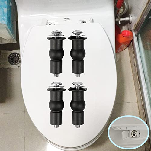 MOFIT 4-Pack Universal Toilet Seat Hinge Bolts, Top-Fix Expansion Screws