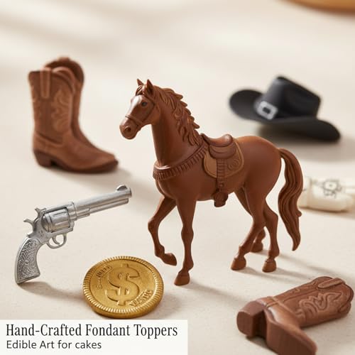 Western Cowboy Silicone Mold for Cake Decoration & Crafts