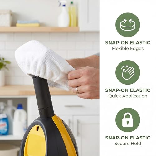 6-Pack Terry Cloth Bonnet Covers for Wagner 905, 915e, 925 Steamers