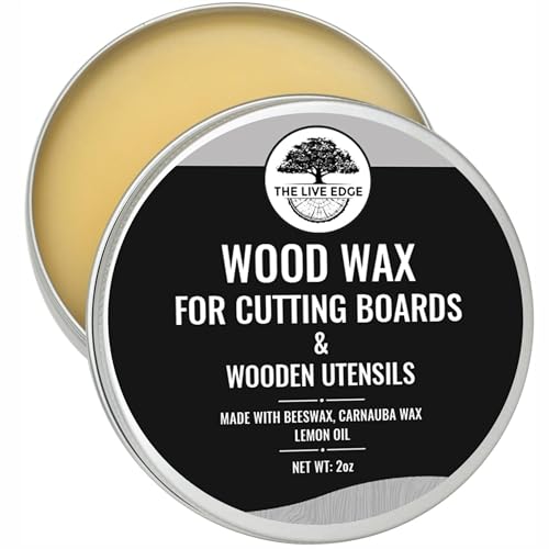 2oz Food Grade Beeswax Wood Polish with Lemon Oil - The Live Edge, Pack of 1