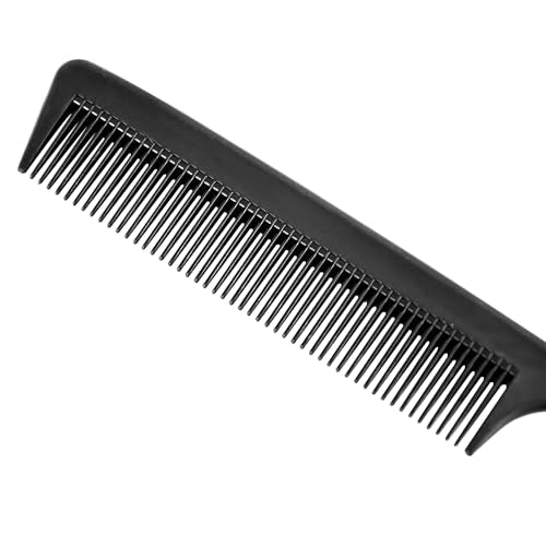 3 Pcs Tail Combs Fine Tooth Parting Comb for Hair Styling Black