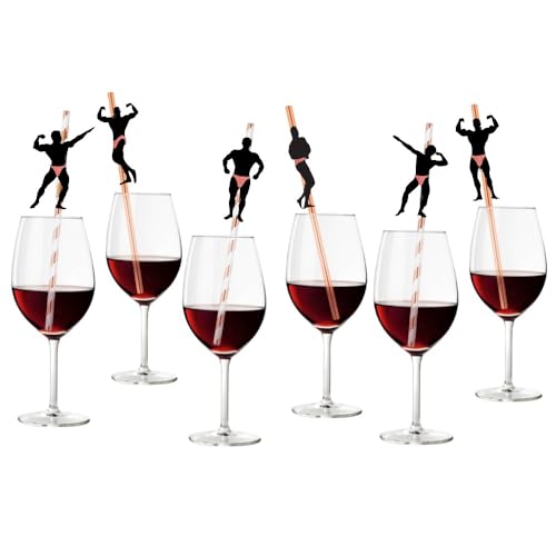 Bachelorette Party Straws - 36 Eco-Friendly Dancer Designs