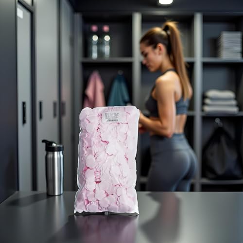 Cauaoa 1000 Sheets Disposable Paper Soap Pink Travel Hand Wash