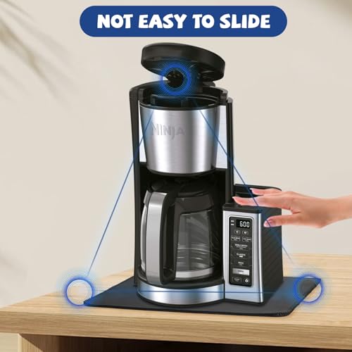 Sliding Pad for Ninja Coffee Maker - Non-Slip & Heat-Resistant Mat (13.77"×9.8")