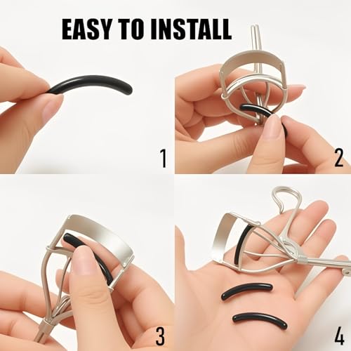 CLLFUU 30Pcs Eyelash Curler Refill Pads - Premium Silicone Replacement