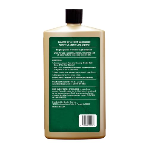 Granite Gold Stone & Tile Floor Cleaner - No-Rinse, 32 oz