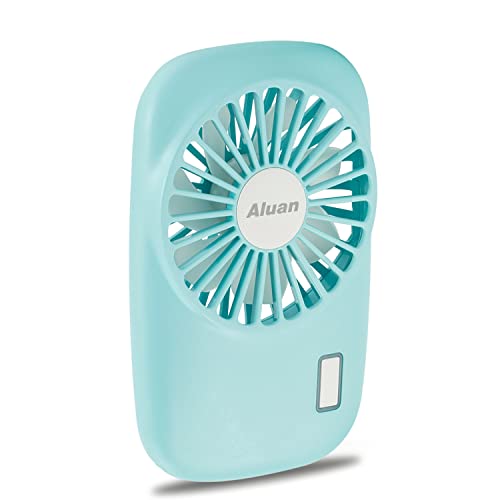 Aluan Portable Mini Fan - Rechargeable Handheld USB Fan with Adjustable Speed