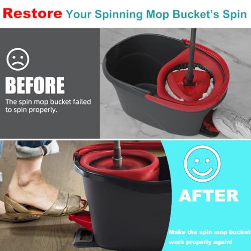 FXHDC-M Spin Mop Bucket Gear Replacement Kit - 1-Inch Heavy-Duty 2-Pack