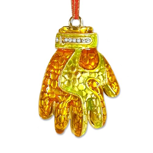 Goalkeeper Glove Christmas Ornament Metal Soccer Tree Decoration