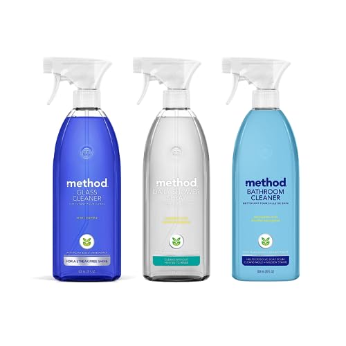 Method All Natural Surface Cleaning Spray - 28oz Variety Pack - (Shower, Bathroom and Glass)